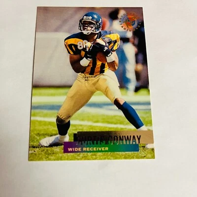 1995 Topps NFL Football Stadium Club #312 Curtis Conway - Image 1 of 2