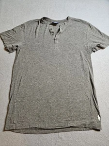 Ralph Lauren Shirt Womens Small Gray Sleepwear 3 Button Very Soft Short Sleeve - Picture 1 of 7