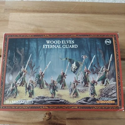 Warhammer Fantasy Wood Elves Eternal Guard OOP New In Box - Image 1 of 3