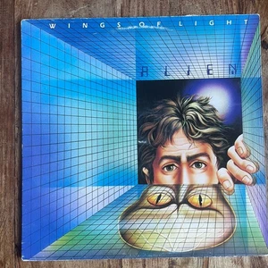 WINGS OF LIGHT - ALIEN  VG+/EX+ VINYL LP / LYRIC INSERT / FIRST PRESSING UK 1983 - Picture 1 of 12