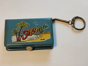 Portachiavi vintage HOST FLORIDA con mini carte da gioco - Foto 1 di 8