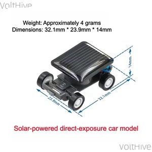 1PCS Solar-powered Direct-exposure Car Model Good Quality At A Reasonable Price - Picture 1 of 7