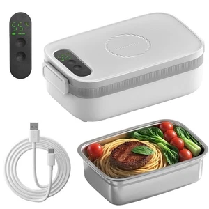 Cordless Electric Lunch Box for Adults, 14000mAh Rechargeable Heated Lunch Bo... - Picture 1 of 7