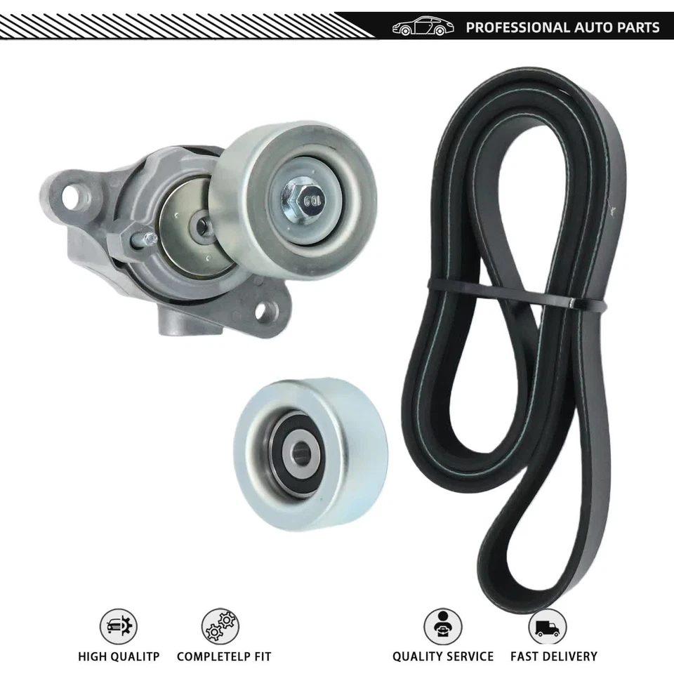 3PCS Serpentine Belt Drive Component Kit for 2017-22 Toyota Highlander 3.5 V6 - Image 1 of 4