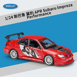 Welly 1:24 Subaru WRX STI APR lmpreza Performance Diecast Metal Model Car - Picture 1 of 8