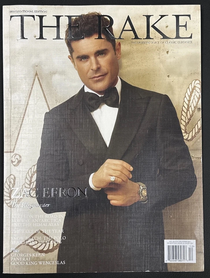 RAKE Magazine INTERNATIONAL Issue No 91 ZAC EFRON The Ringmaster 2024 - Image 1 of 1