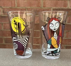 Disney Tim Burtons Nightmare Before Christmas Sally und Jack Trinkgläser - Bild 1 von 8