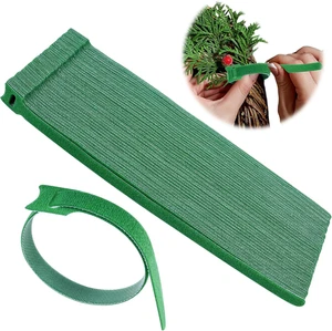 80Pcs Christmas Garland Ties,Green Hook and Loop Adjustable Holiday Decoration T - Picture 1 of 12