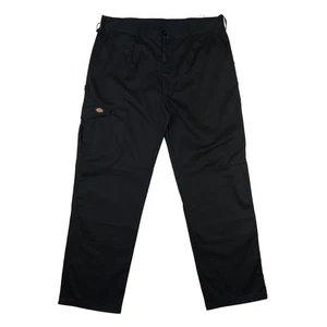 Dickies Black Cargo Work Trousers W30 L32 | Multi Pocket Utility Pants - Picture 1 of 5