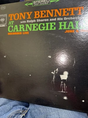 Tony Bennett At Carnegie Hall 1962 Columbia 360 Stereo CS 8706 2LP Mint - Image 1 of 2