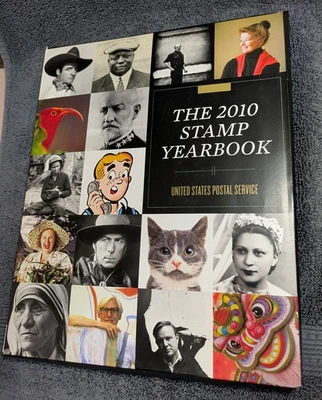 2010 Commemorative Stamp Yearbook  USPS w/ Sealed Stamps & Sleeve - Image 1 of 4