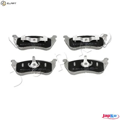 BRAKE PAD SET DISC BRAKE 510531 FOR MERCEDES-BENZ M 111.977 2.3L 4cyl M-CLASS - Image 1 of 4