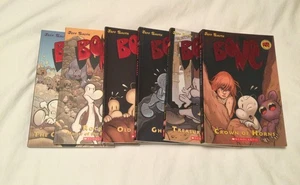 Lot Of 6 Bone Graphic Novels - Picture 1 of 3