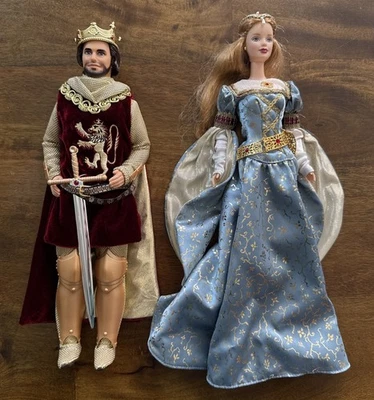 Ken Barbie Camelot's King Arthur Queen Ginebra 1999 juntos para siempre 23880 Foto 1 de 4