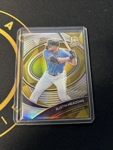 Panini Spectra 2021 - Austin Meadows #12 Gold Prizm/10 - Imagen 1 de 2