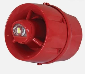 C-TEC BF433A/CX/DR WALL MOUNTED SOUNDER VAD BEACON WITH DEEP BASE RED (#52) - Picture 1 of 4