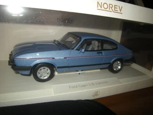 1:18 Norev Ford Capri III 2.8i Injection 1984 Paris Blue/Blau in OVP - Picture 1 of 1