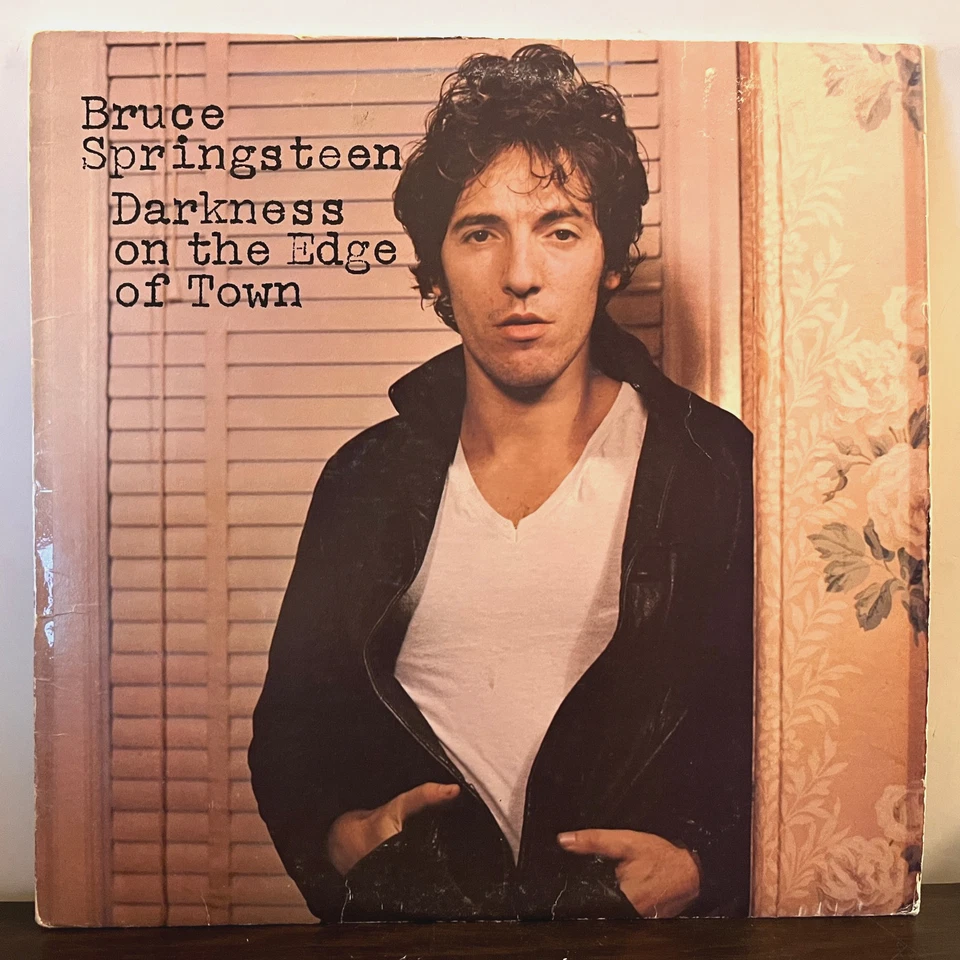 BRUCE SPRINGSTEEN - Darkness On The Edge Of Town 1978 - 12" Vinyl Record LP - VG - Image 1 of 4