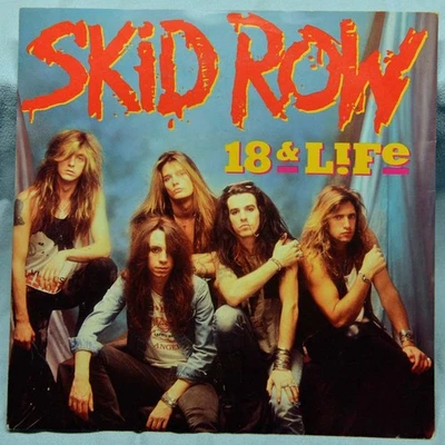 SKID ROW - 18 & Life - UK 1990 - Atlantic A8883 🟢MINT-/MINT-🟢 - Image 1 of 4