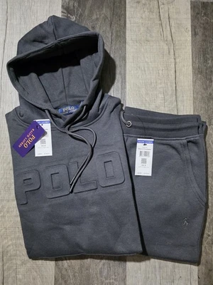 Ralph Lauren Polo men's Pull-Over W/Emobossed Lettering Tracksuit Set NWT - Image 1 of 4