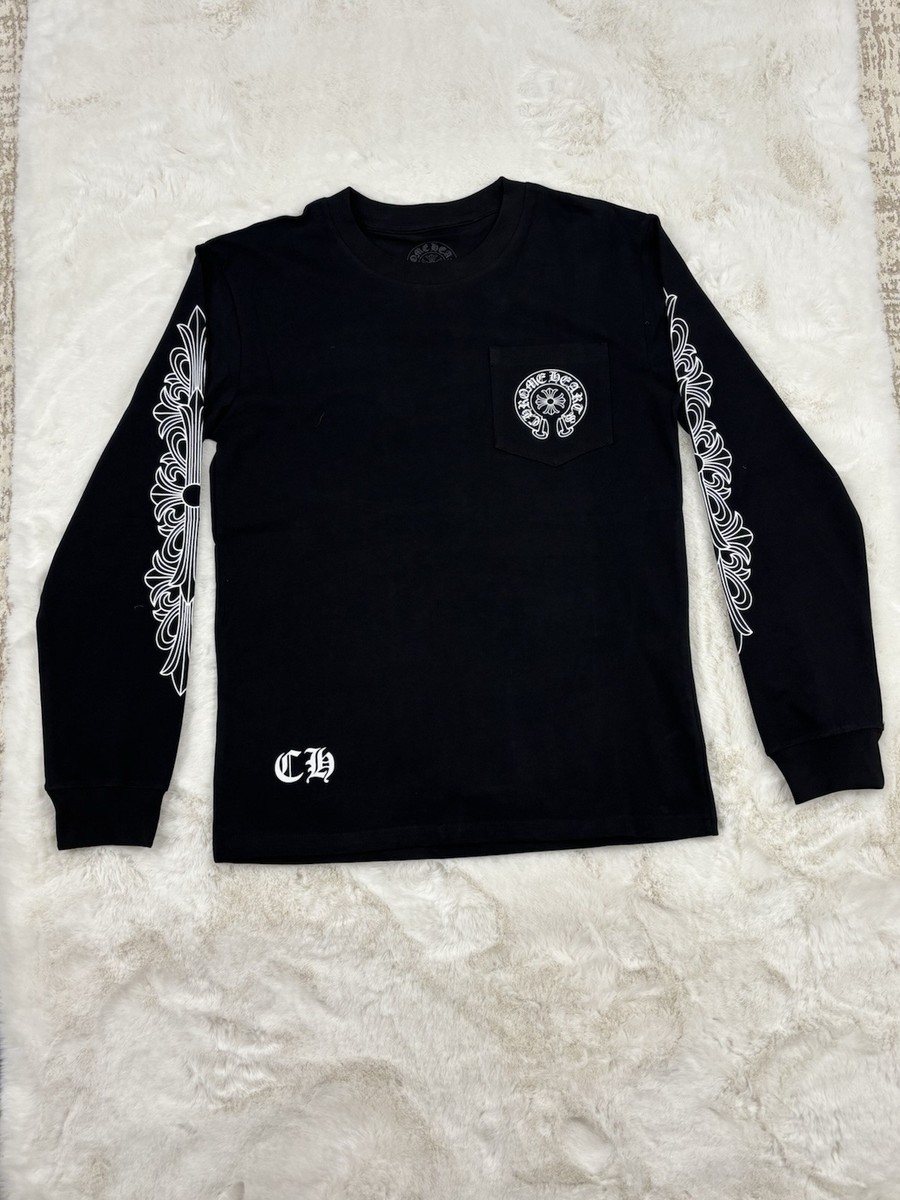 Preços baixos em Chrome Hearts Camisetas manga longa para Preços baixos em Chrome Hearts Camisetas manga longa para