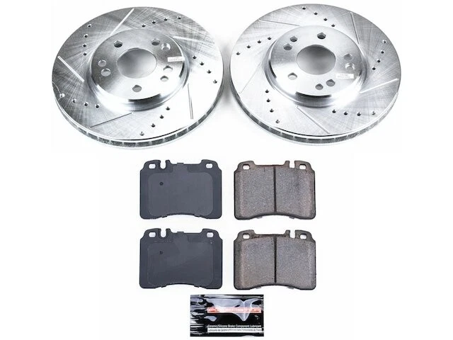 Комплект переднего тормоза и ротора для 92-93 Mercedes 500E JB83T4 - Изображение 1 из 1