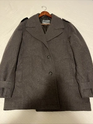 Abrigo de coche Johnston & Murphy Upton para hombre abrigo mezcla de lana talla GRANDE / XL 44/46 Foto 1 de 4