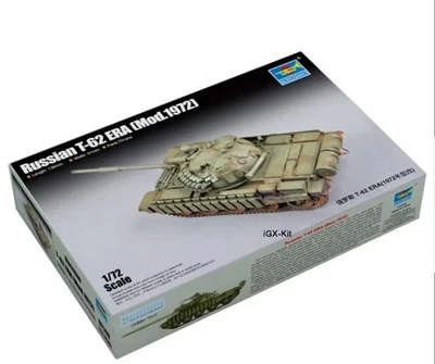 Trumpeter Scala 1:72 Russo T-62 ERA Mod 1972 Carro Armato Modellismo  - Immagine 1 di 4