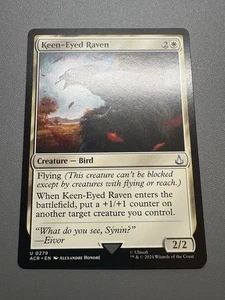 Keen-Eyed Raven 0279 MTG ACR Uncommon NM - Picture 1 of 17