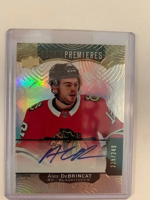Alex Debrincat 2017-18 UD Trilogy Rookie Premieres Level 2, 225/249 #101 - Image 1 of 1