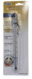 Termometro Polder Classic Candy/Deep Fry Termometro, Clip Nuovo In Confezione (k) - Foto 1 di 2