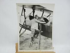 Female Airplane Pilot 1930s International Newsreel Photo Press Release New York