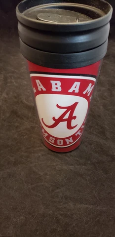 ALABAMA CRIMSON TIDE SEC  FOOTBALL  14 OZ DOUBLE WALLED TRAVEL TUMBLER NEW Cover