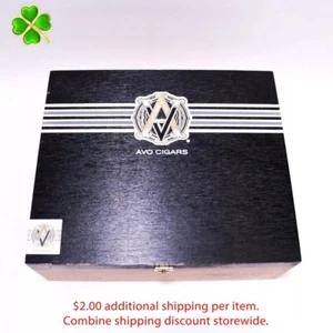 Avo Uvezian Toro Clásico Maduro No. 2 cajas de cigarros de madera vacías de 8" x 7" x 2,75" - Imagen 1 de 10