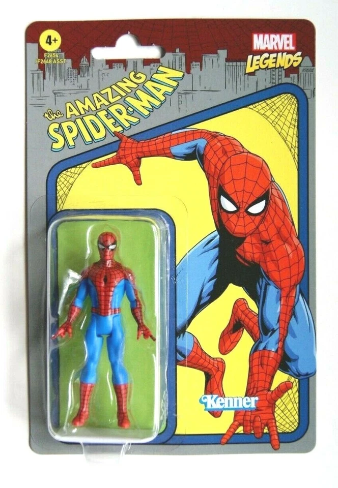 Marvel Legends Spider-Man figura de acción! Kenner Serie Retro de 3,75 pulgadas! Foto 1 de 3