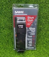 Sabre Tactical Stun Gun & Nylon Holster w/ 120 Lumen Flashlight - S-1009
