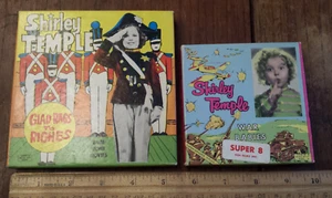 2 Vintage Ken 8mm Films Movies - Glad Rags to Riches & War Babies Shirley Temple - Picture 1 of 3