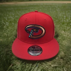 Arizona Diamondbacks Hat New Era 9FIFTY Snapback 100% Wool Alt Logo Cap H81 - Picture 1 of 8