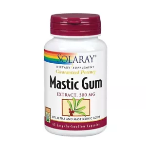Mastic Gum Extract 500 mg 45 Caps By Solaray - Picture 1 of 1