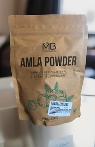 MB Amla Powder  Emblica Officinalis FR ( Grosella )  8 Oz Booster Hair Pack - Picture 1 of 2