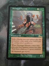 Magic the Gathering MTG - 1 x Deranged Hermit - Urza's Legacy - Played