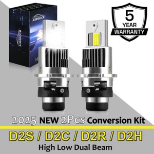 D2S D2R LED Headlight Bulb D2C Replace HID Xenon Light 6000K Bright 2x Combo Kit - Picture 1 of 13