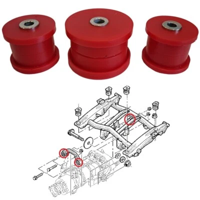 Silentblocs du support différentiel pour Kangoo 4x4 (01-08) - Photo 1/4