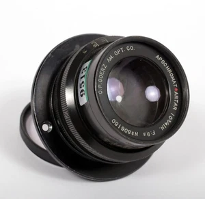 Goerz Apo Artar red dot 270mm (10 3/4") F9.5 coated Lens in barrel #9513 - Picture 1 of 6