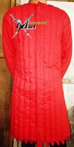 Mittelalter Gambeson dick wattierte Kostüme Bewaffnung Jacke für Theater - Larp / Scane - Bild 1 von 2