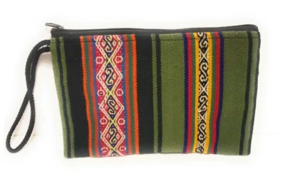 Carteira Hippy Hippie Qualidade Feita à Mão Boho Multicolorida 8" X 5" - Imagem 1 de 2