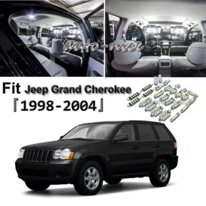 16 Bright White Bulb For Jeep Grand Cherokee 98-04 LED Interior Light Package - Picture 1 of 11