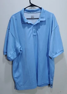 Polo Columbia Uomo XL Blu Pesca Outdoor Spiaggia PFG Poliestere Tinta Unita Casual - Foto 1 di 10