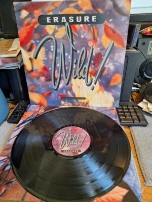 ERASURE WILD VG++/VG+ MUTE VINYL LP ALBUM STAR DRAMA BLUE SAVANNAH SURROUND ME - Image 1 of 4