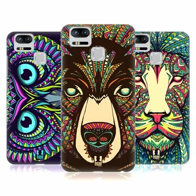 FUNDA Y PAPEL TAPIZ HEAD CASE DESIGNS CARAS DE ANIMALES AZTECAS PARA TELÉFONOS ASUS ZENFONE Foto 1 de 4
